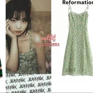 Nasty Gal Green Daisy Dress